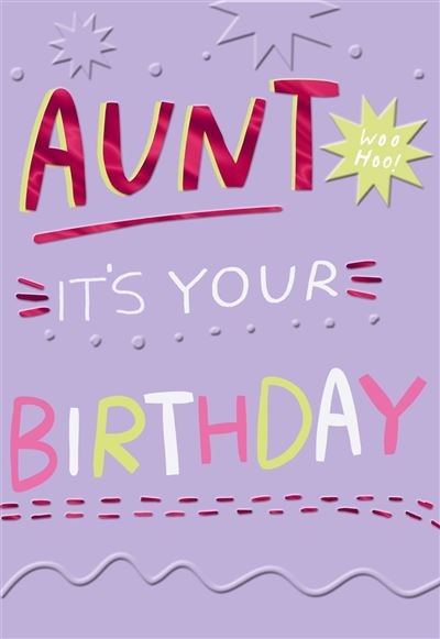 Hallmark Aunt Birthday Card