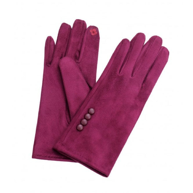 Plum Ladies Gloves