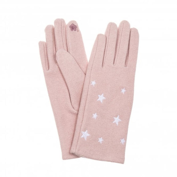 Pink Ladies Star Gloves