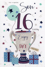 ICG Son 16th Birthday Card