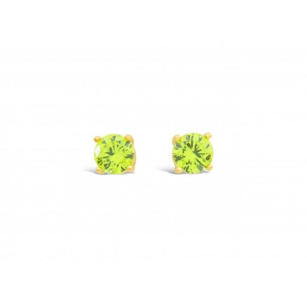 Gold Plated Lime Earrings