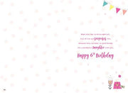 ICG Daughter 6th Birthday Card
