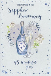 ICG Your Sapphire Anniversary Card