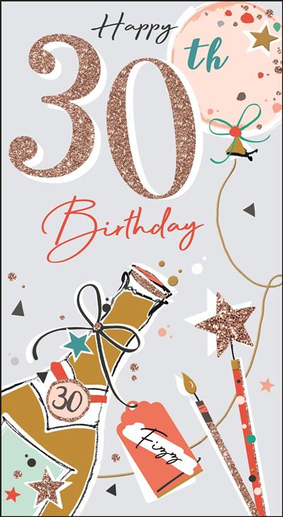 Jonny Javelin 30th Birthday Card
