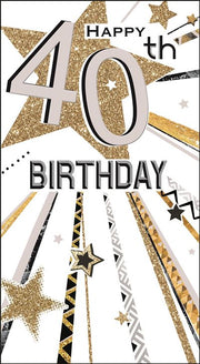 Jonny Javelin 40th Birthday Card