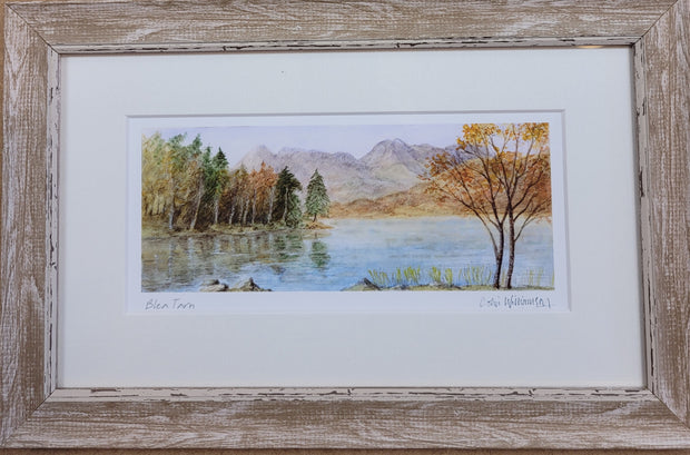 Colin Williamson Blen Tarn, Lake District, Mounted and Framed Picture