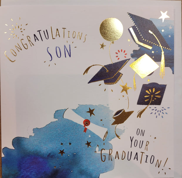 Ling Designs Son Graduation Card