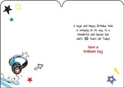 Jonny Javelin Son 10th Birthday Card