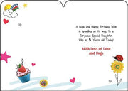 Jonny Javelin Daughter 5th Birthday Card