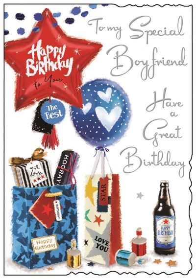 Jonny Javelin Boyfriend Birthday Card