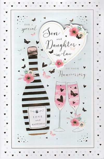 ICG Son & Daughter In Law Anniversary Card
