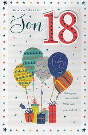 ICG Son 18th Birthday Card