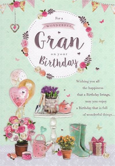 ICG Gran Birthday Card