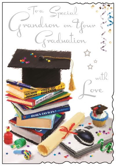 Jonny Javelin Grandson Graduation Card