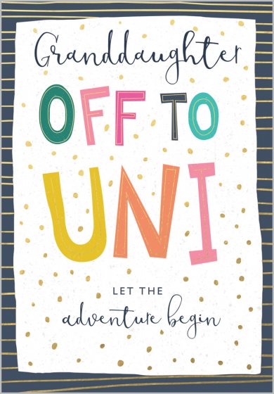Abacus Granddaughter Off To Uni Card