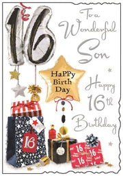 Jonny Javelin Son 16th Birthday Card