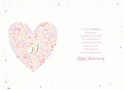 ICG Wife Golden Anniversary Card