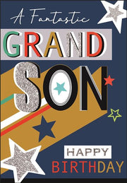 Jonny Javelin Grandson Birthday Card