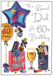 Jonny Javelin Dad 60th Birthday Card