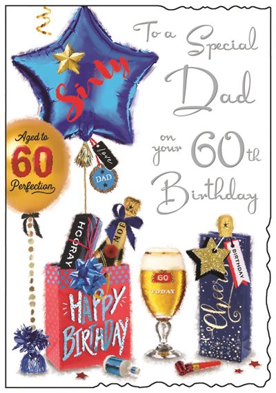 Jonny Javelin Dad 60th Birthday Card