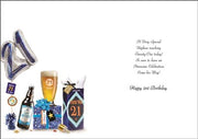 Jonny Javelin Nephew 21st Birthday Card