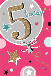 Jonny Javelin 5th Birthday Card