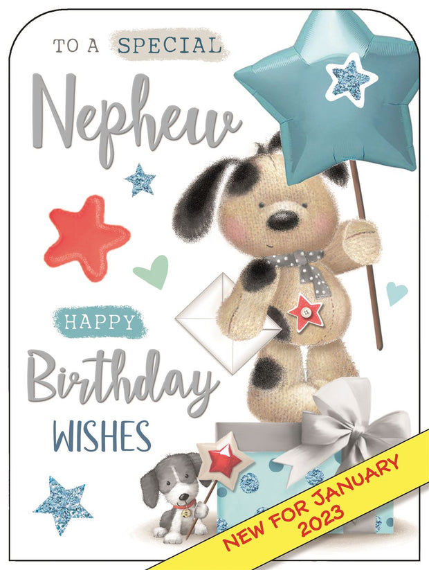 Jonny Javelin Nephew Birthday Card