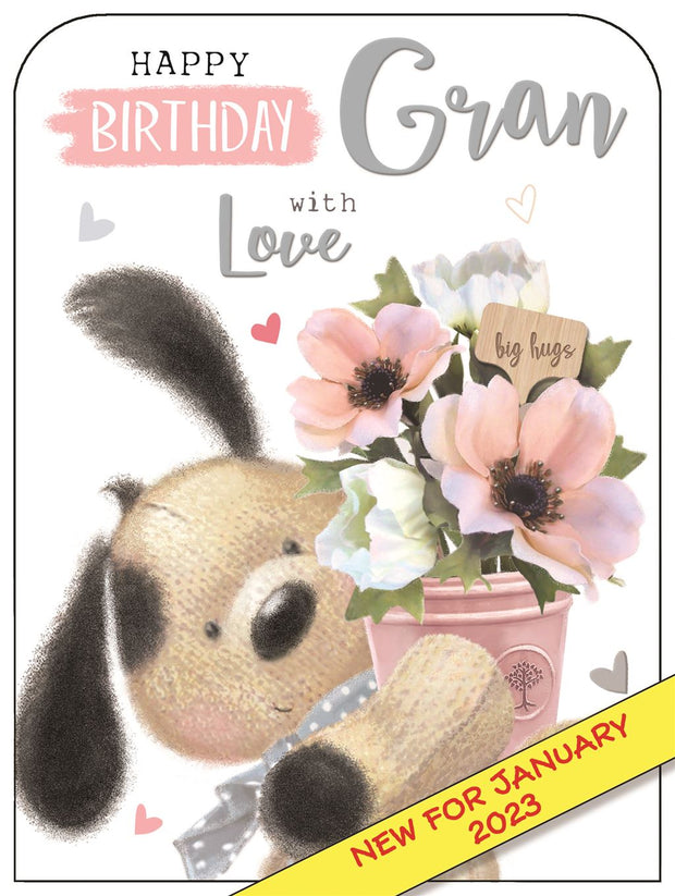 Jonny Javelin Gran Birthday Card