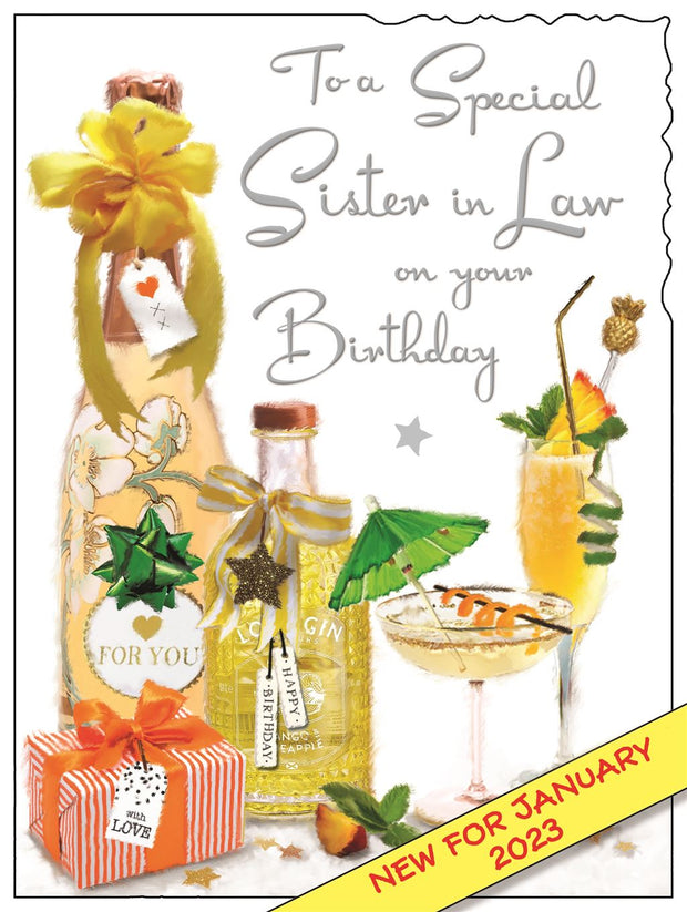 Jonny Javelin Sister in Law Birthday Card