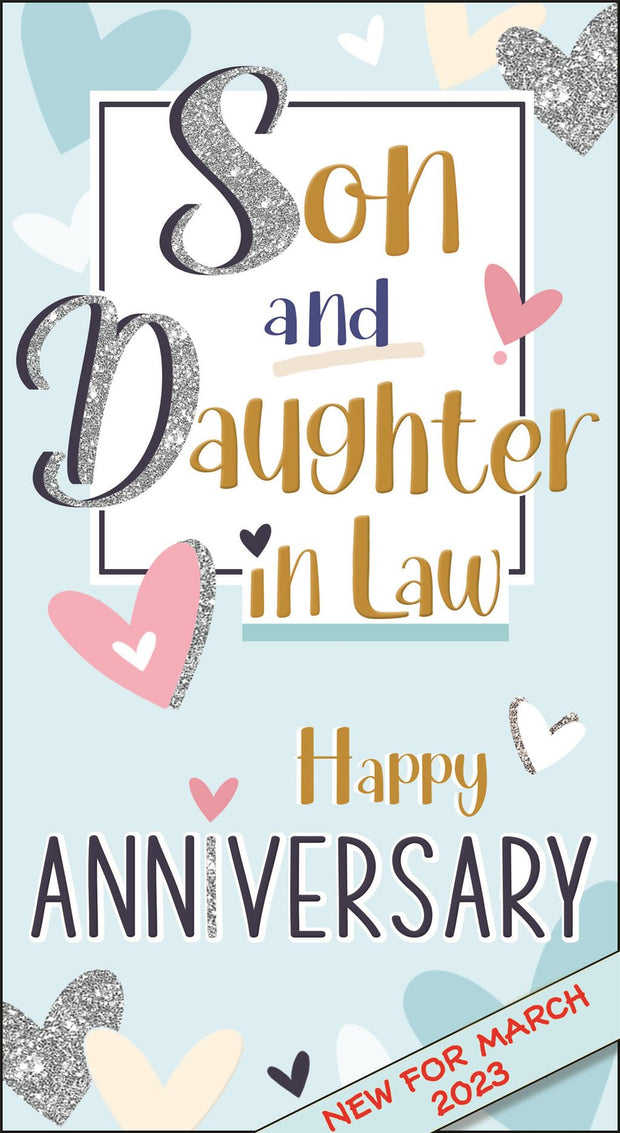 Jonny Javelin Son & Daughter In Law Anniversary Card