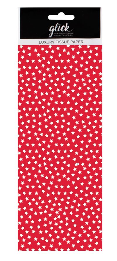 Glick Red Star Tissue 4 Sheets