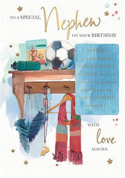 Words N Wishes Nephew Birthday Card