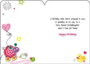 Jonny Javelin Granddaughter 1st Birthday Card