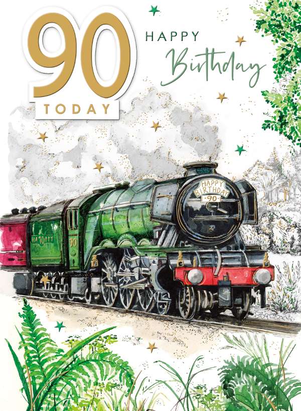 Noel Tatt 90th Birthday Card
