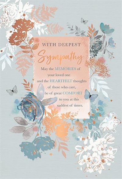 Words & Wishes Sympathy Card