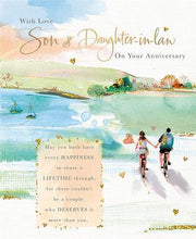 Words & Wishes Son & Daughter In Law Anniversary Card