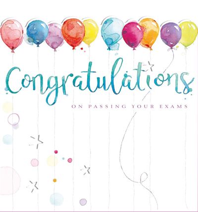 Ling Designs Congratulations You've Passed Your Exams Cards