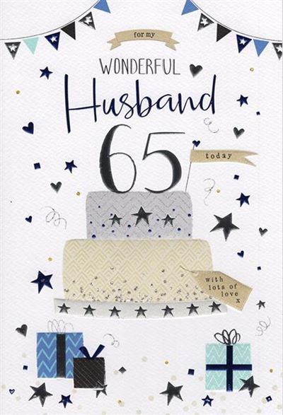 ICG Husband 65th Birthday Card