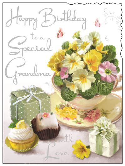 Jonny Javelin Grandma Birthday Card