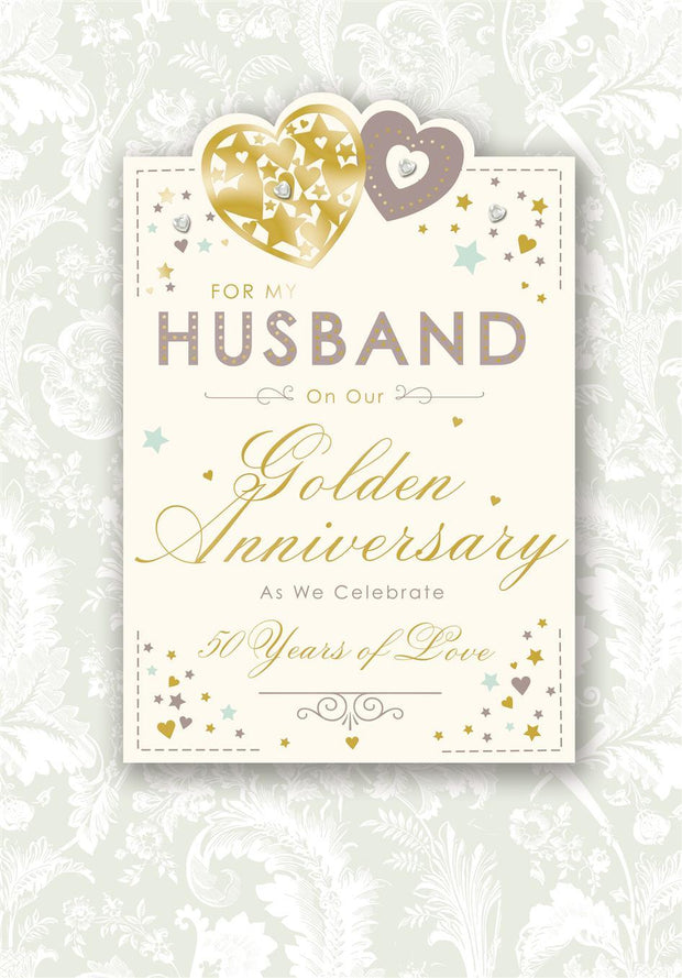 Hallmark Husband Golden Anniversary Card