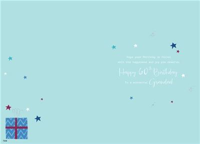 ICG Grandad 60th Birthday Card