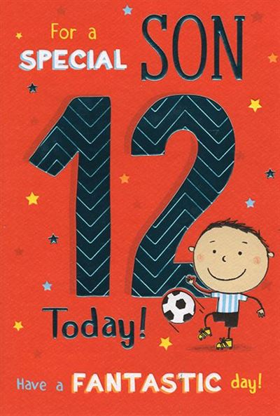 ICG Son 12th Birthday Card