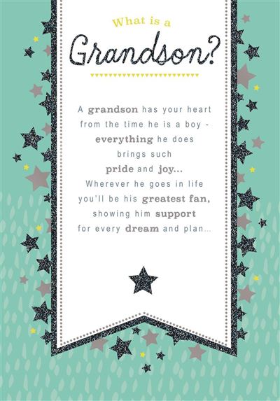 Hallmark Grandson Birthday Card