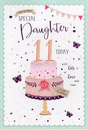 ICG Daughter 11th Birthday Card