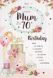 ICG Mum 70th Birthday Card
