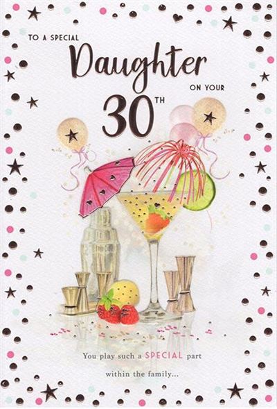 ICG Daughter 30th Birthday Card
