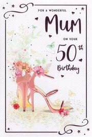 ICG Mum 50th Birthday Card
