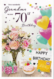 ICG Grandma 70th Birthday Card