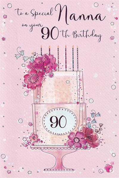 ICG Nanna 90th Birthday Card