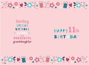 ICG Granddaughter 11th Birthday Card